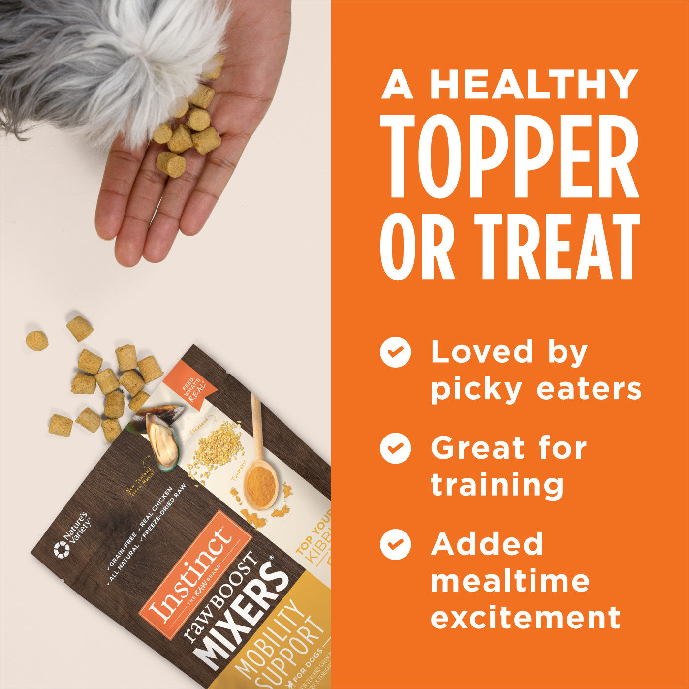 Instinct - Dog Food Raw Boost Mixers -Mobility Support 5.5oz