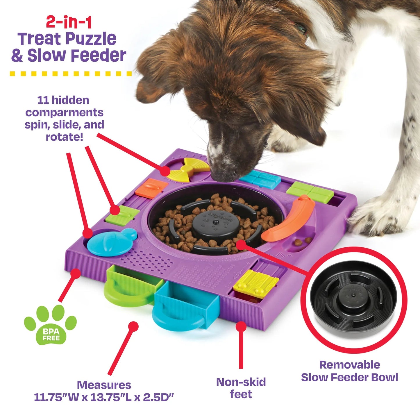 DJ Doggo - Puzzle Feeder