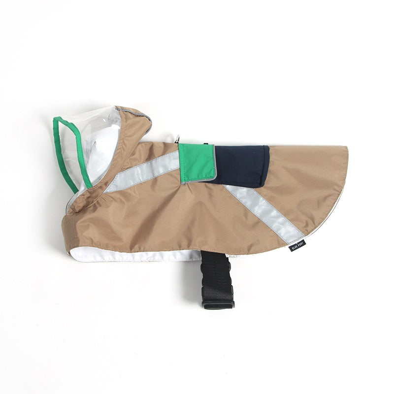 Reflective Raincoat with Pocket