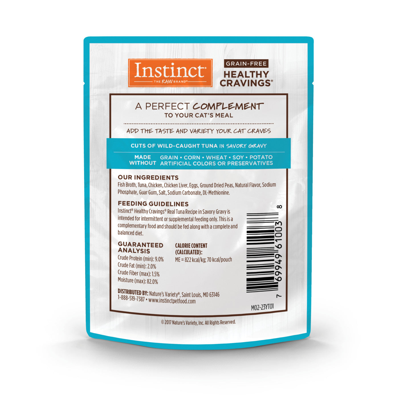 Instinct - 3oz Cat Wet Food - Healthy Cravings Pouches