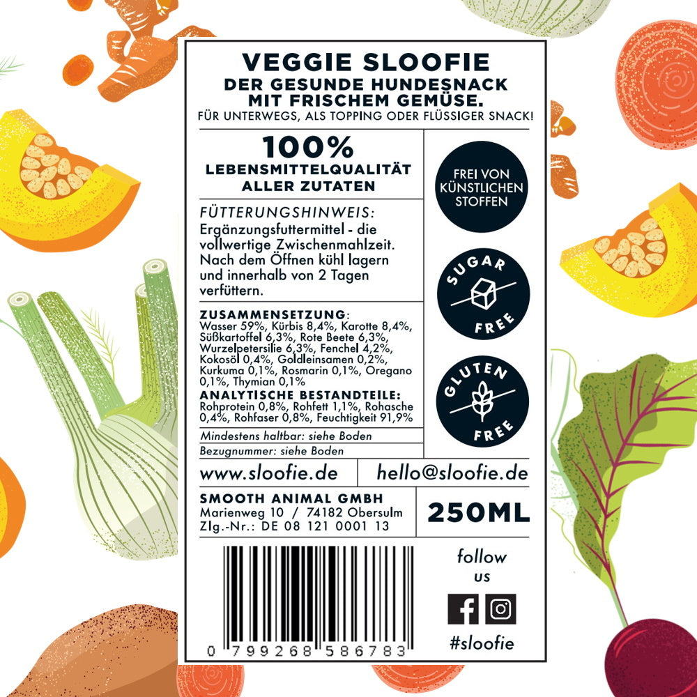 Dog Smoothie - Veggie Lover (Vegetables)