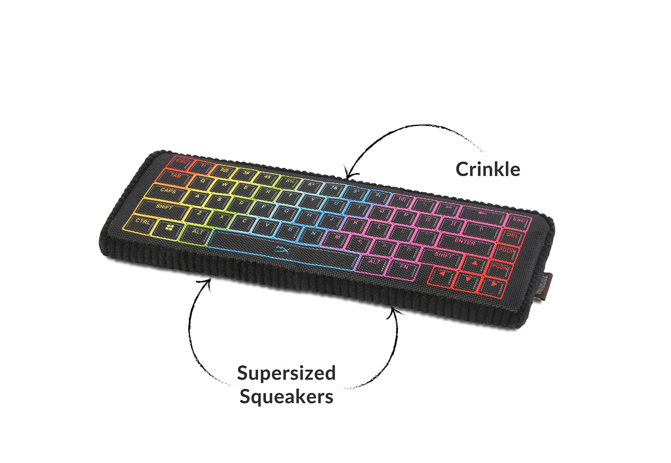 Dog Plush Toy - P.L.A.Y. x HyperX - Keyboard