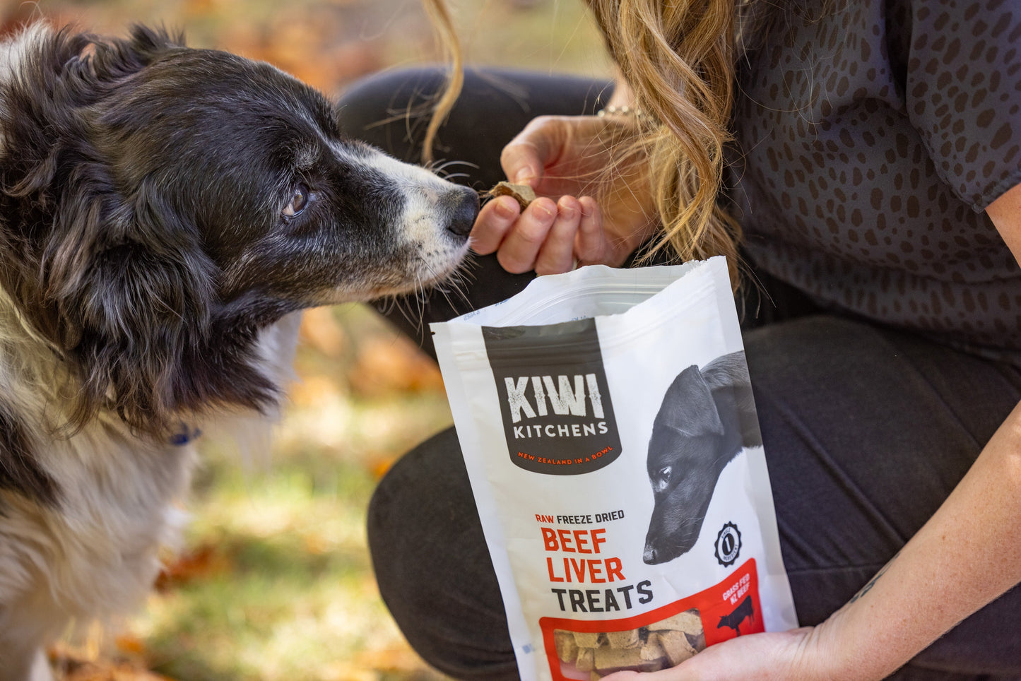 Kiwi Kitchens Raw Freeze Dried Dog Treats - Beef Liver