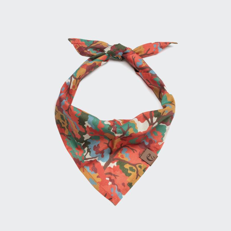 Dog Bandana Woodland Red