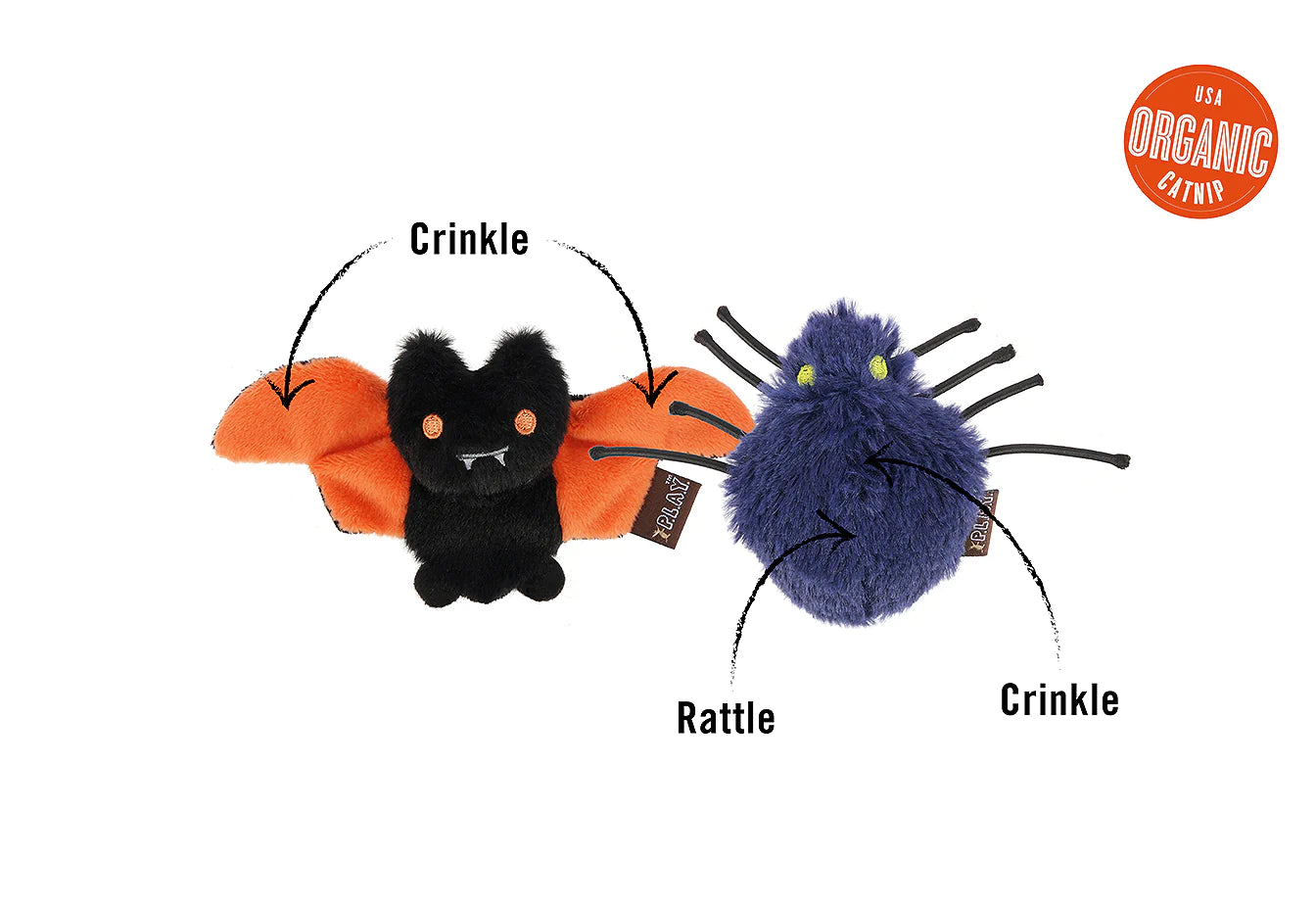 Feline Frenzy - Halloween Cat Toy - Creepy Critters