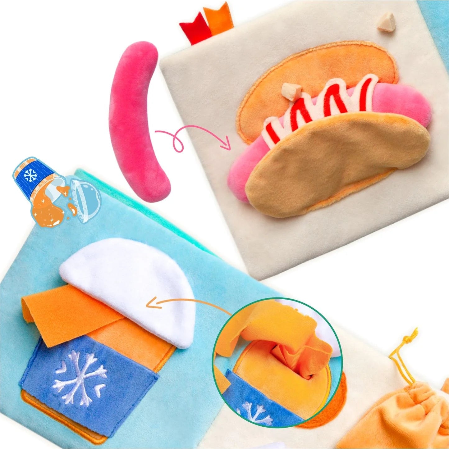 Snuffle Book Toy - 7-Twelve Food Guide