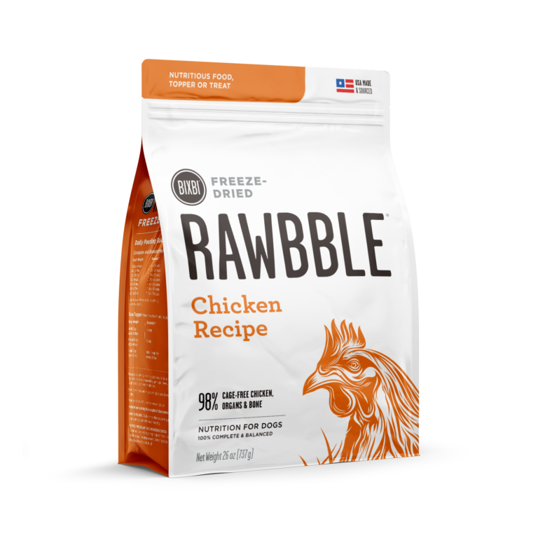 RAWBBLE® Freeze Dried Dog Food – Chicken Recipe
