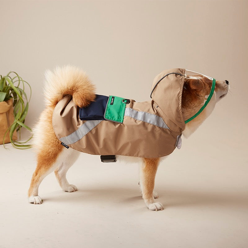 Reflective Raincoat with Pocket