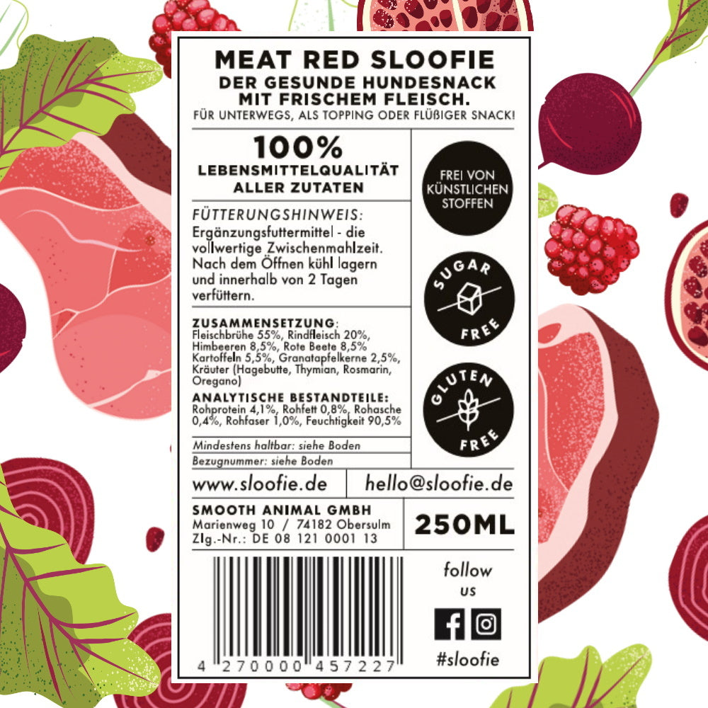 Dog Smoothie - Meat Red (Beef)