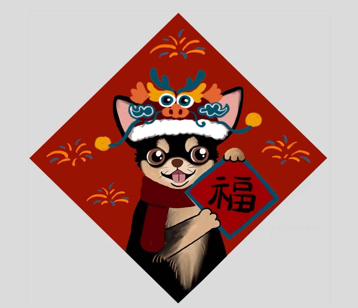 Chinese New Year Fai Chun Decoration