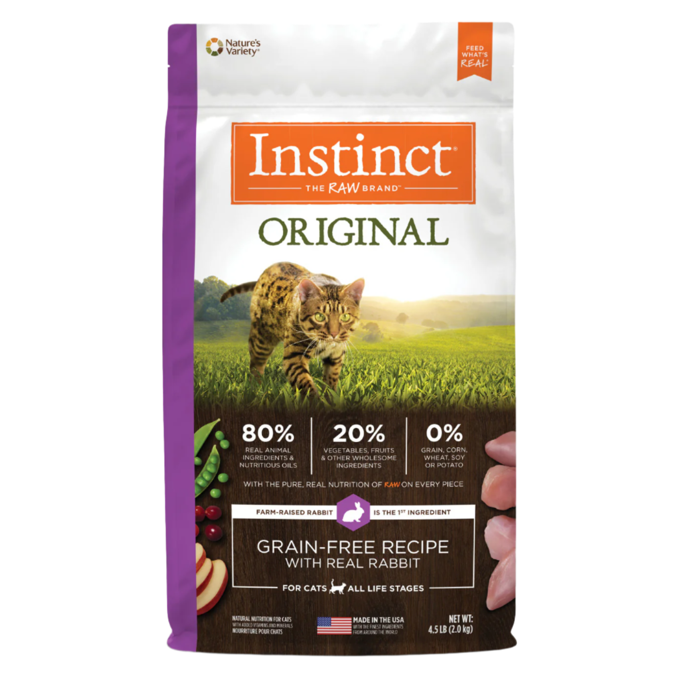 Instinct - Cat Kibble - Original Real Rabbit Recipe