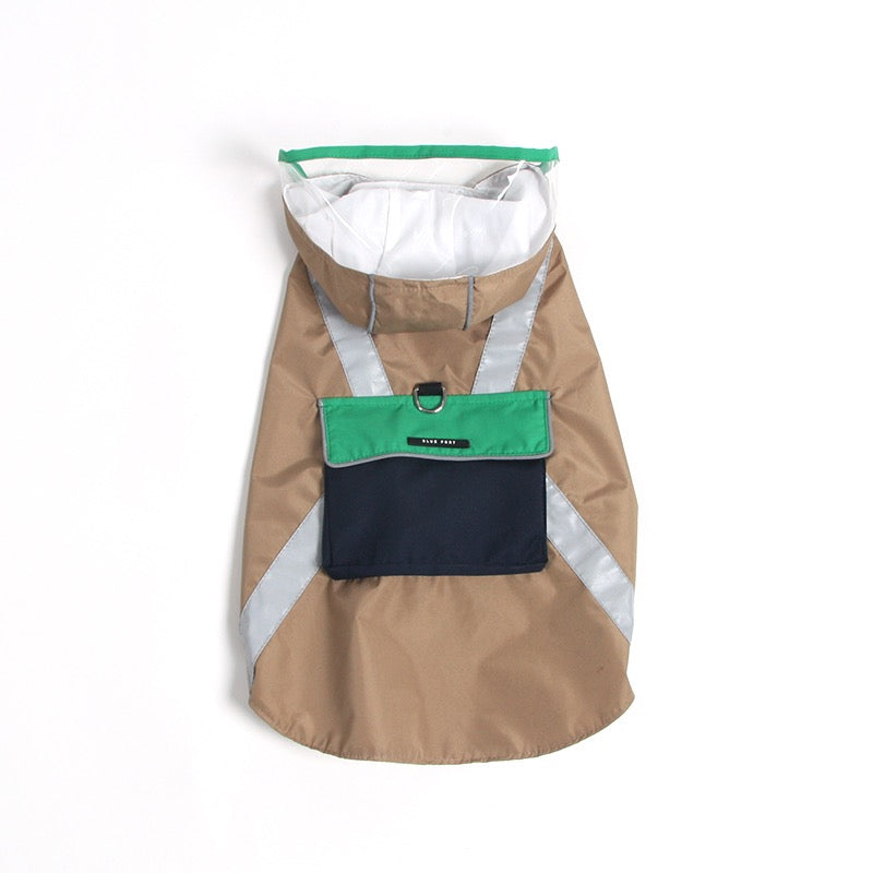 Reflective Raincoat with Pocket