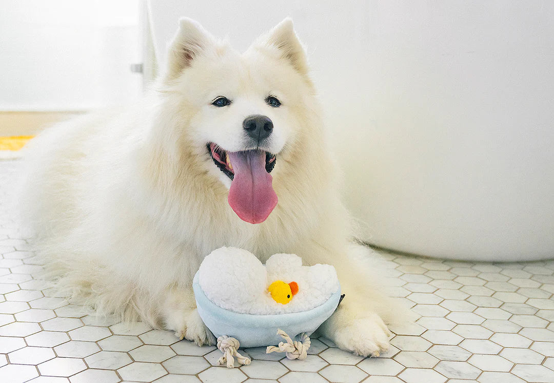 Dog Plush Toy - Splish Splash - Rub-a-Dub Tub