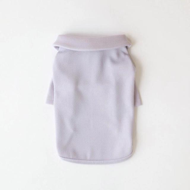 Round Collar Flower Button Top