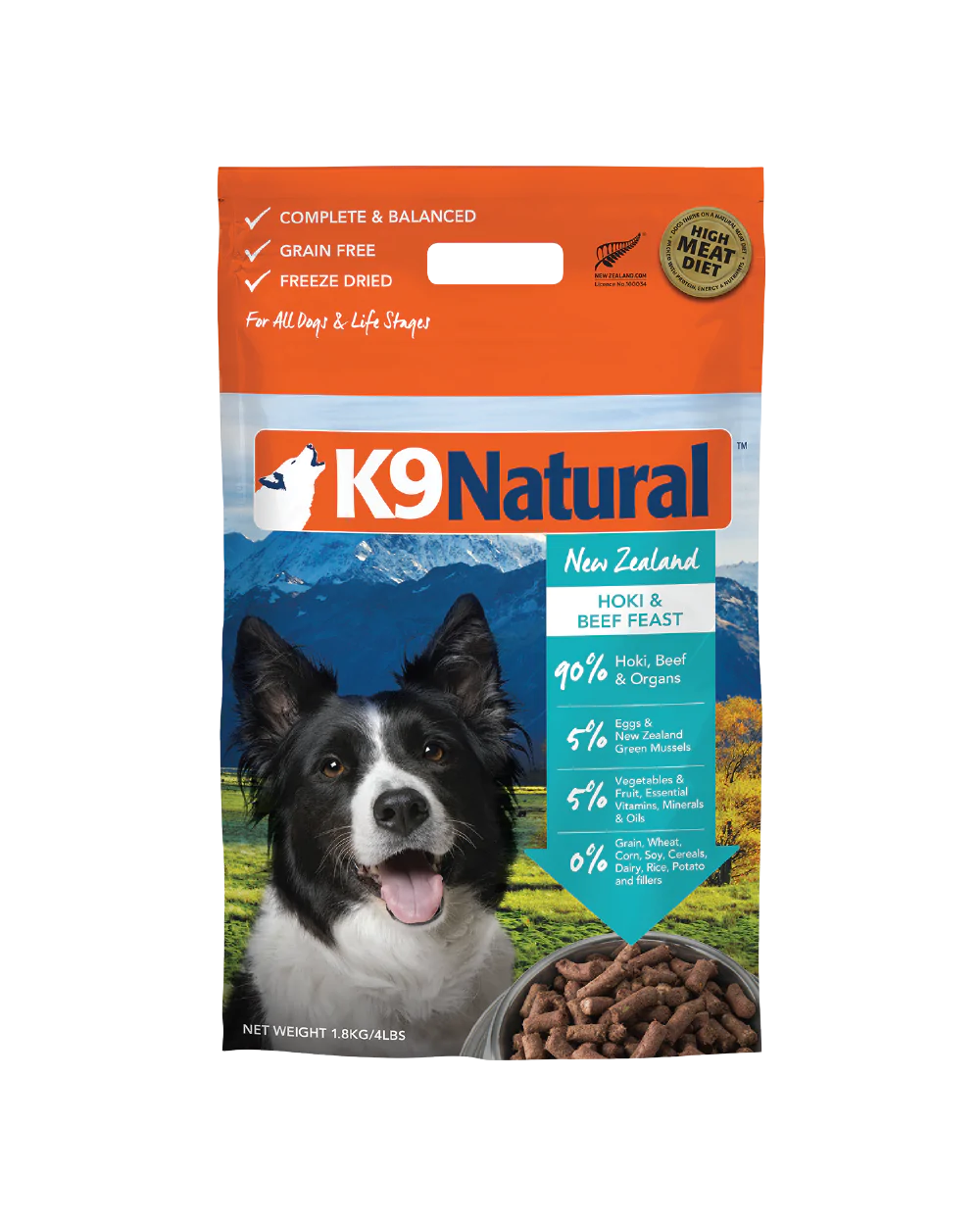 Dog Beef & Hoki Feast Freeze Dried Food