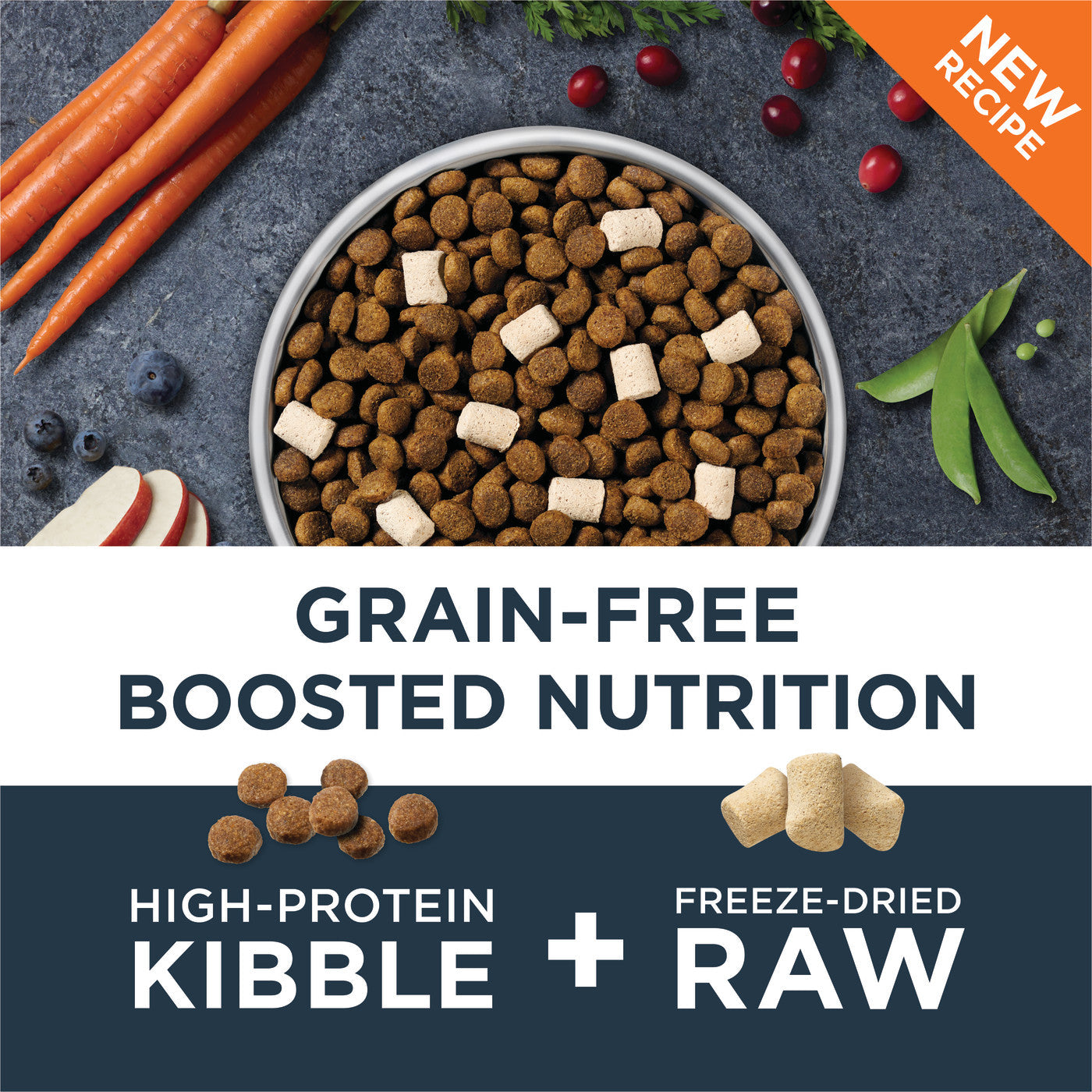 Instinct - Dog Kibble with Freeze Dried - Raw Boost Real Beef Grain-free Recipe for Small Breed Dogs