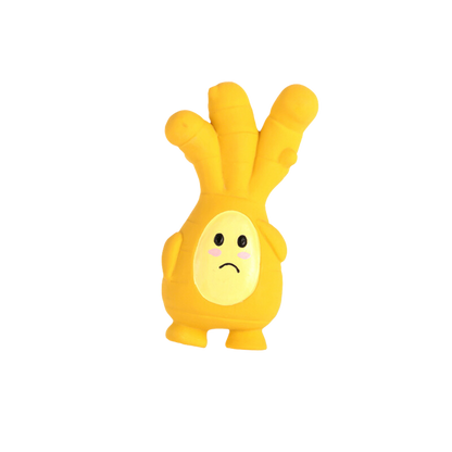 Ginger Boy Rubber Dog Toy