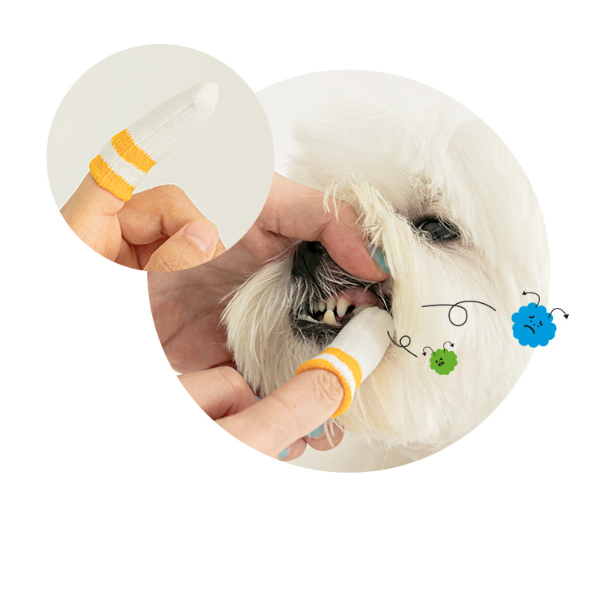Micro-Fleece Finger Tooth Brush