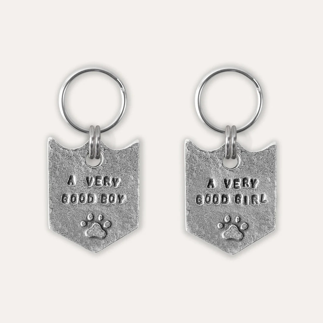 Pet ID Name Tag - A VERY GOOD GIRL/BOY
