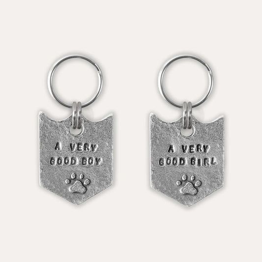 Pet ID Name Tag - A VERY GOOD GIRL/BOY