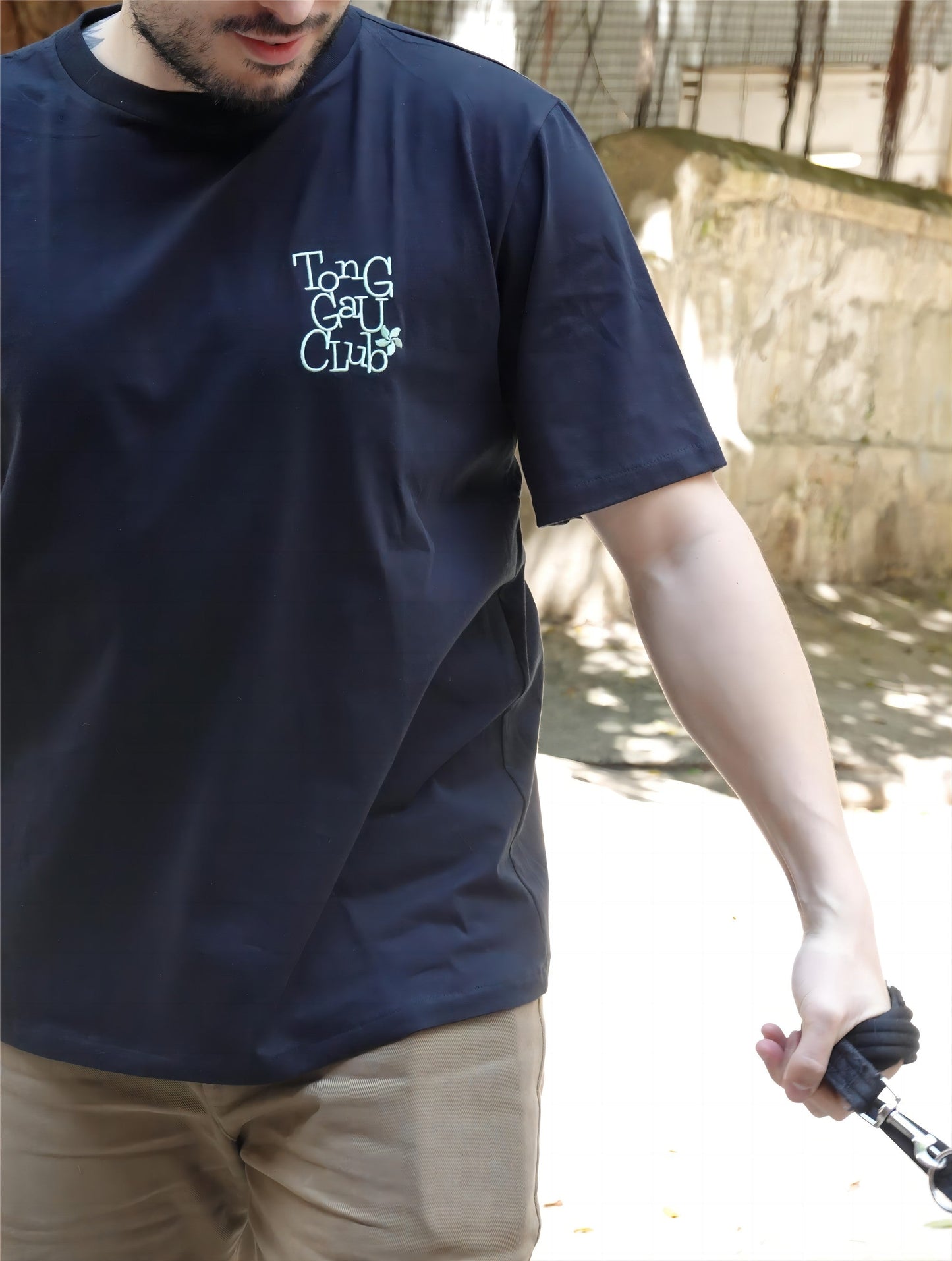 “Tong Gau Club” Embroidered Tee