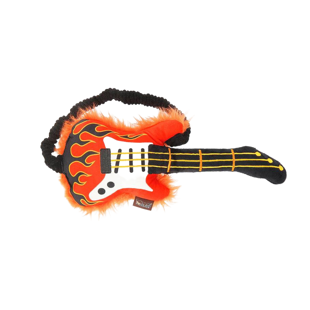Dog Plush Toy -  90s Classic - Electric Guitar
