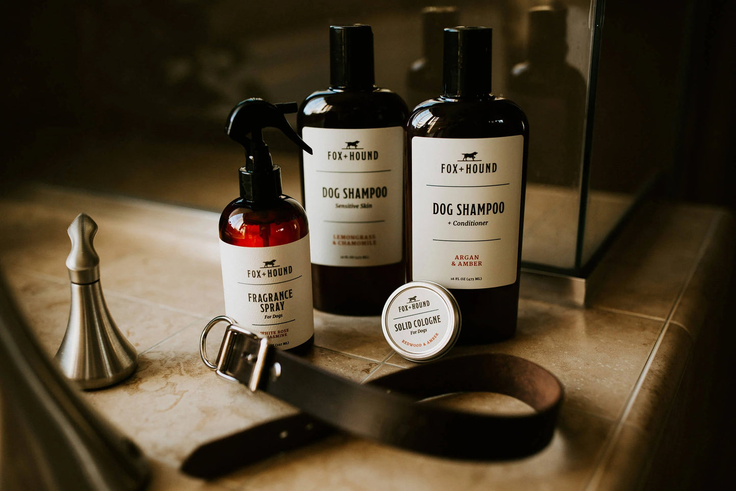 ARGAN & AMBER DOG SHAMPOO + CONDITIONER
