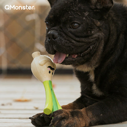 Mr Leek Rubber Dog Toy