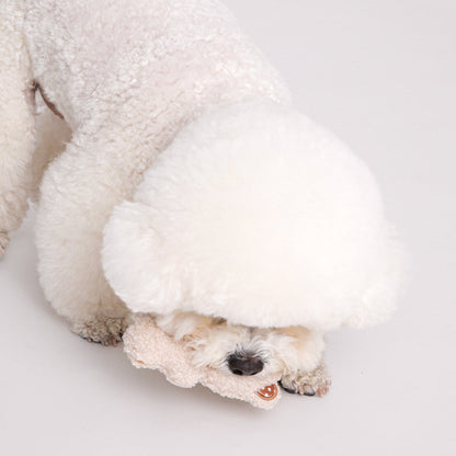 BonBon Green Furry Friends Rattle Toy