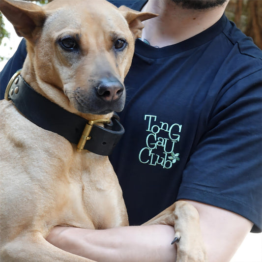 “Tong Gau Club” Embroidered Tee