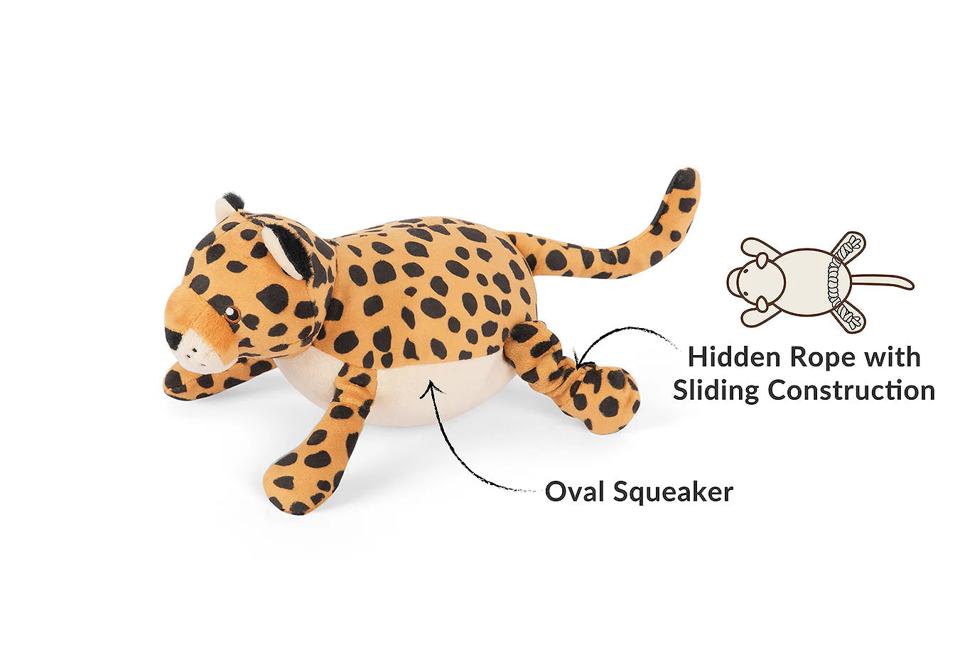 Dog Plush Toy - Big Five of Africa Leopard