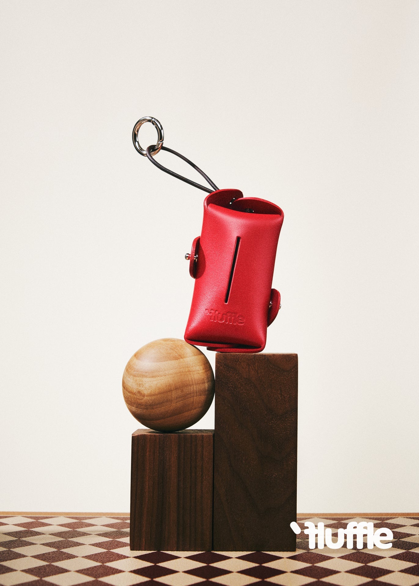 Leather Poop Bag Carrier