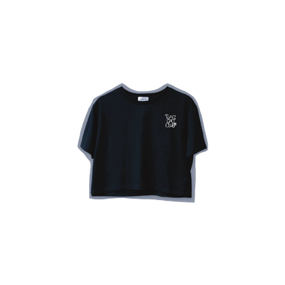 “Tong Gau Club” Embroidered Crop Tee