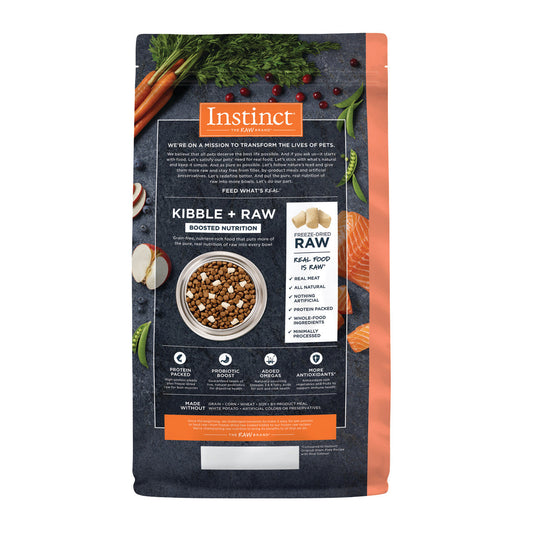 Instinct - Dog Kibble with Freeze Dried - Raw Boost Real Salmon Grain-free Recipe