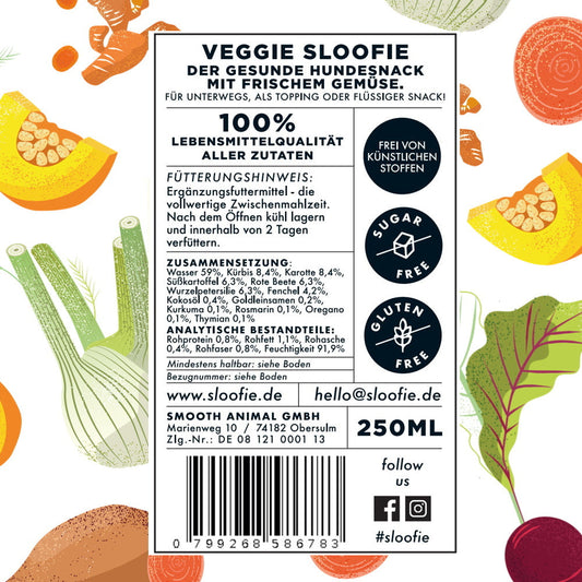 Dog Smoothie - Veggie Lover (Vegetables)
