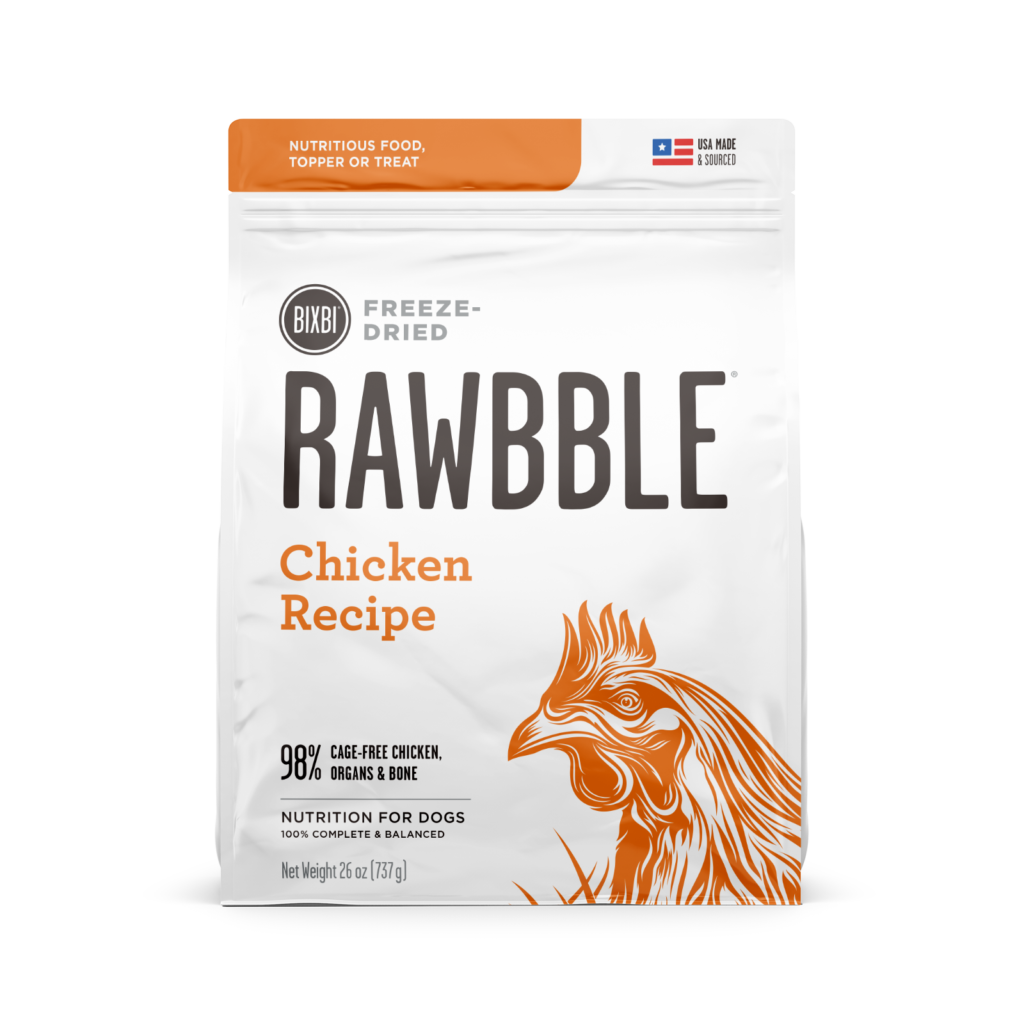 RAWBBLE® Freeze Dried Dog Food – Chicken Recipe