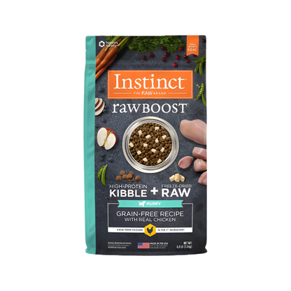 Instinct - Puppy Kibbles with Freeze-dried - Raw Boost Real Chicken Grain-free Recipe
