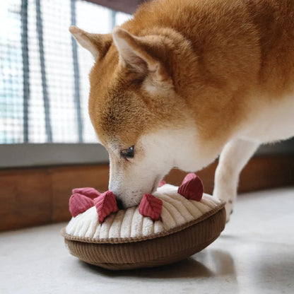 BERRY TART snuffle + squeaky toy