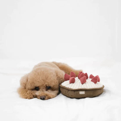 BERRY TART snuffle + squeaky toy