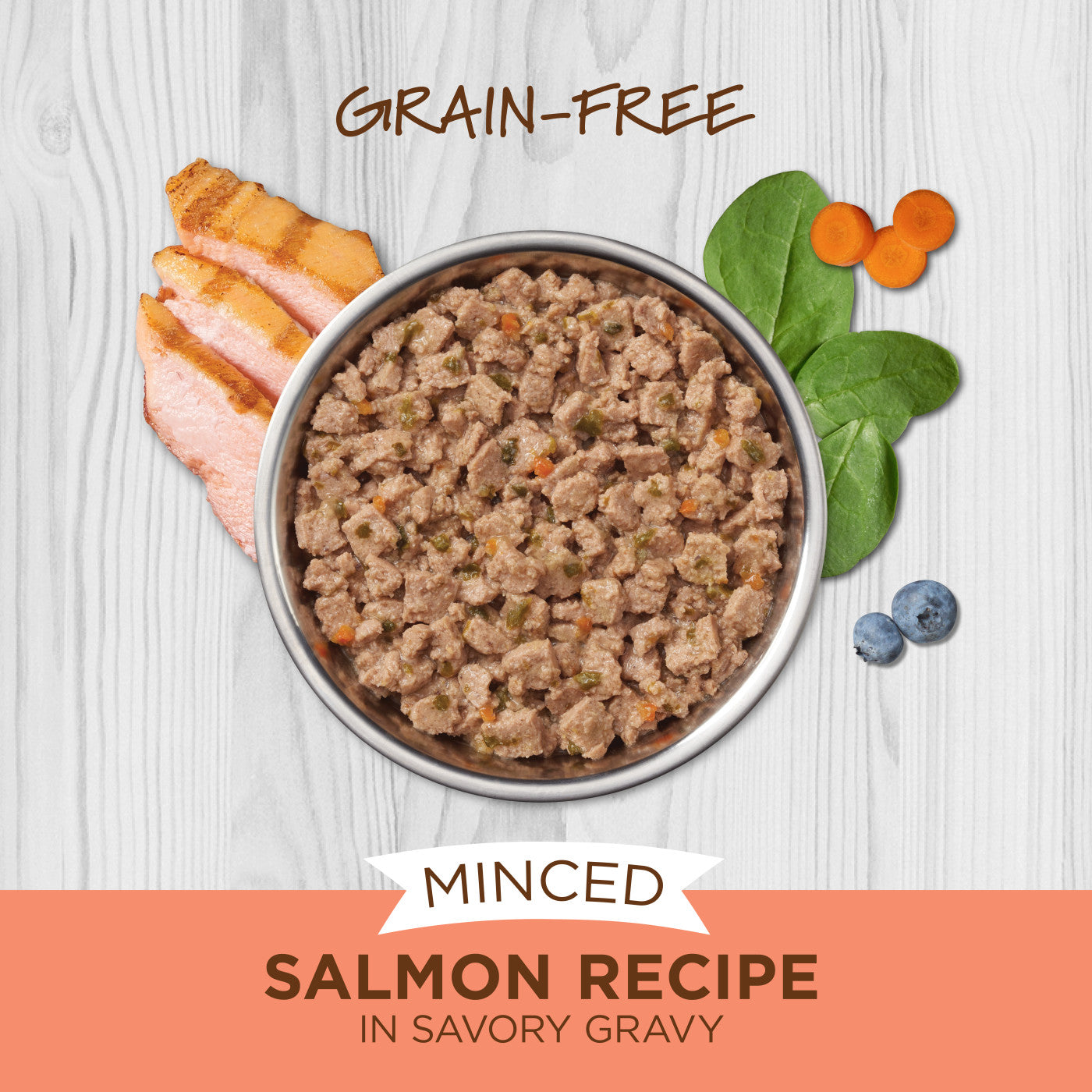 Instinct - 3.5 oz Cat Can Food - Minced Real Salmon Recipe