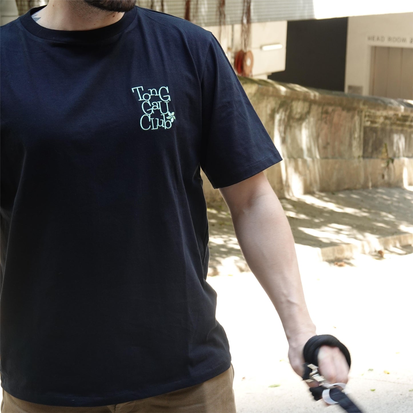“Tong Gau Club” Embroidered Tee