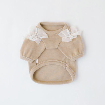 Chiffon Tulle-frill Top