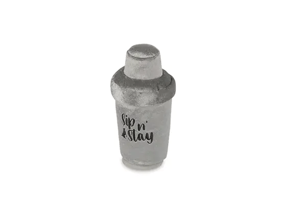 Dog Plush Toy - Barktender - Cocktail Shaker