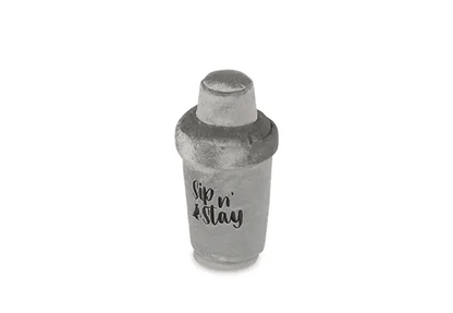 Dog Plush Toy - Barktender - Cocktail Shaker