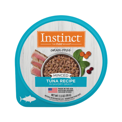 Instinct - 3.5 oz Cat Can Food - Minced Real Tuna Recipe