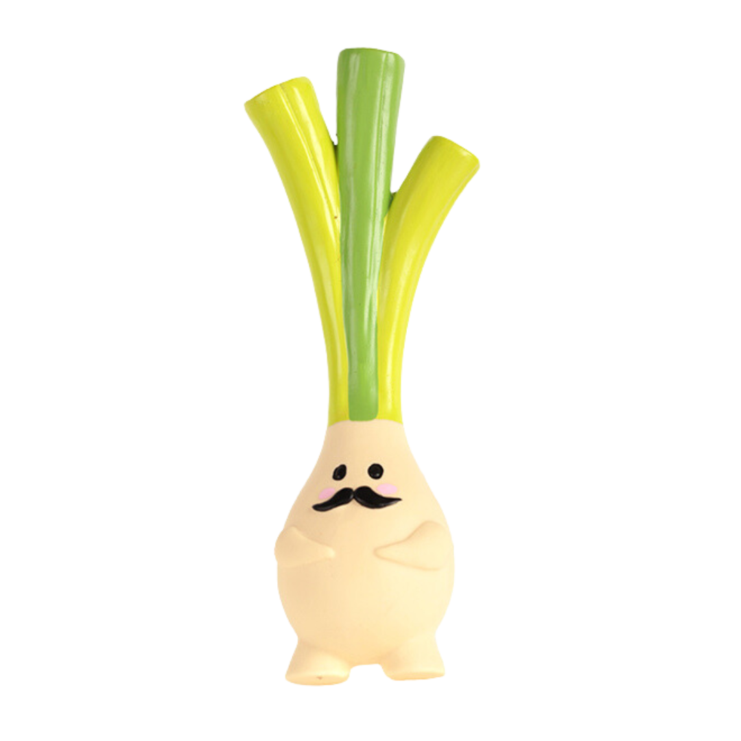 Mr Leek Rubber Dog Toy