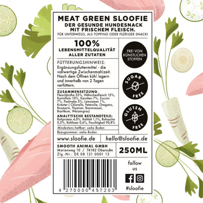 Dog Smoothie - Meat Green (Chicken)