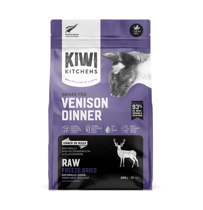 Kiwi Kitchens Raw Freeze Dried Cat Food - Venison