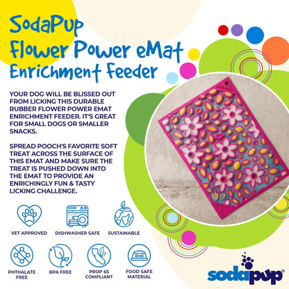 SP Enrichment Lick Mat - Flower Power