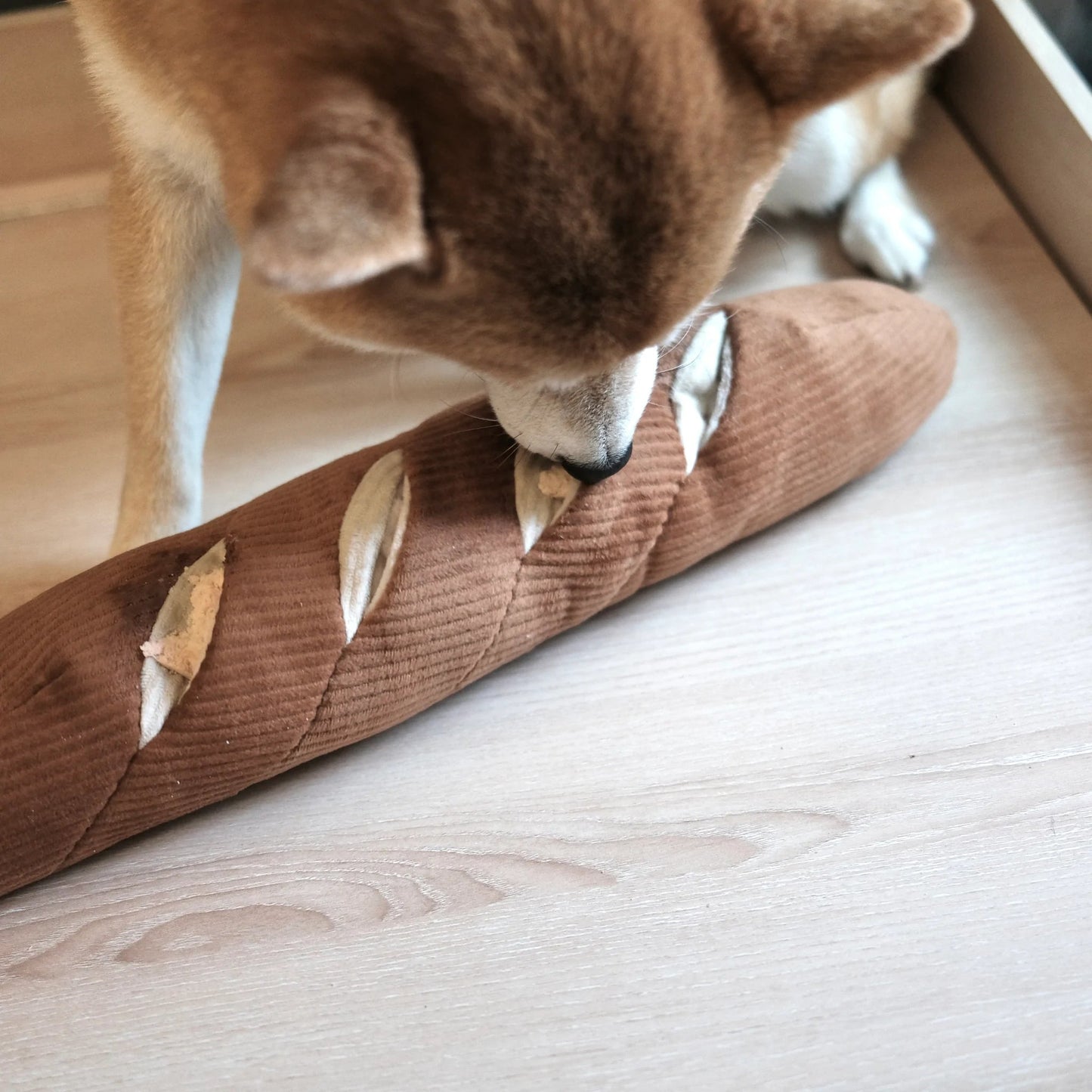 BAGUETTE Enrichment Pockets + Squeaky